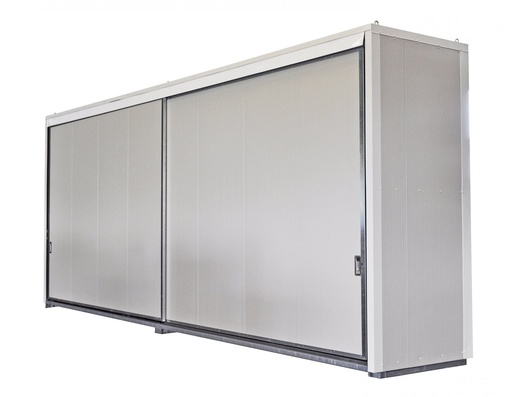 [CCU12N2I-PE] CONTENEDOR IBC SEGURIDAD CERRADO AISLADO CON 2 PUERTAS CORREDERAS 8160 x 1497 x 3460
