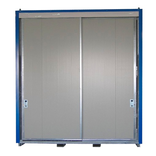 [CCU4N2F] CONTENEDOR 4IBC - 3ML CON PUERTAS CORREDERAS.