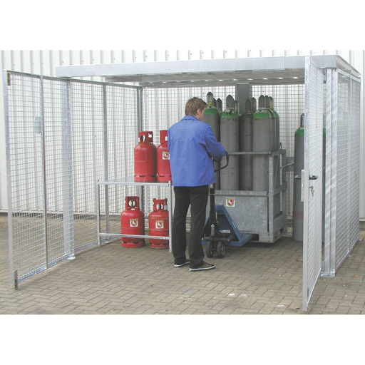 [032.931.61] ESTRUCTURA METALICA PARA ALMACENAMIENTO DE BOTELLAS DE GAS