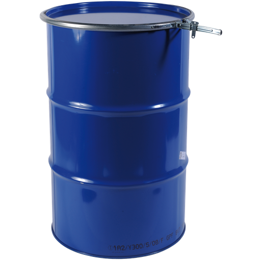 [043.162.81] Bidón De Transporte De Acero Con Apertura Total, De 120 Litros.