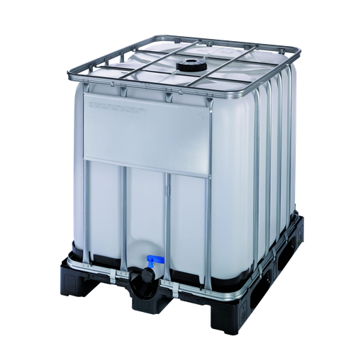 [046.601.11] DEPÓSITO DE TRANSPORTE DE 1000 LITROS HOMOLOGADO CON PALET DE PE.