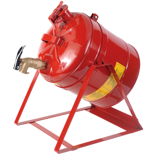 [036.524.85] BIDÓN DE SEGURIDAD CON BASCULANTE Y GRIFO DE GRAN CAUDAL PARA LÍQUIDOS INFLAMABLES.