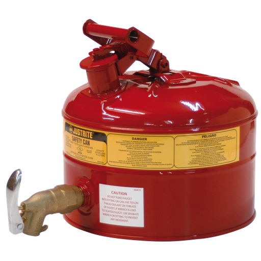 [036.524.00] Bidón De Seguridad Con Grifo De Gran Caudal Para Líquidos Inflamables.