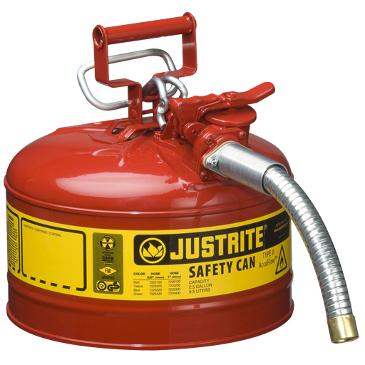 [036.524.18] Bidón De Seguridad Uno Con Cubeto Flexible Para Líquidos Inflamables.