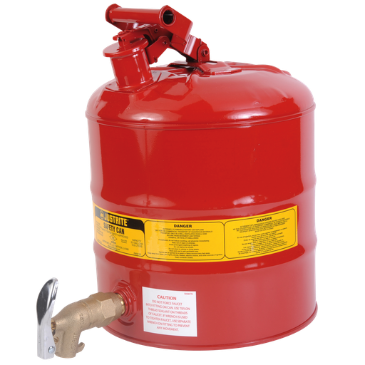 [036.524.51] BIDÓN DE SEGURIDAD CON GRIFO DE GRAN CAUDAL PARA LÍQUIDOS INFLAMABLES.