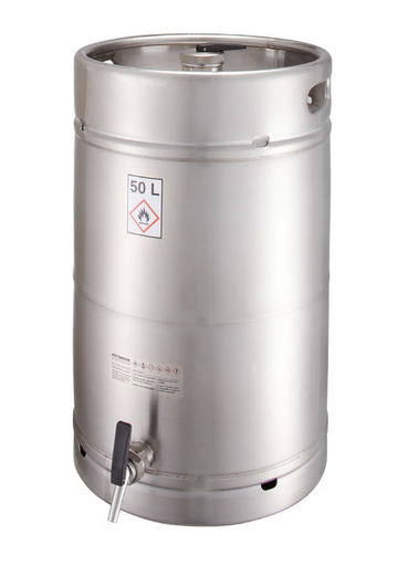 [885.157.52] RECIPIENTECON VALVULA DE SEGURIDAD PARA LIQUIDOS DE 50 LITROS