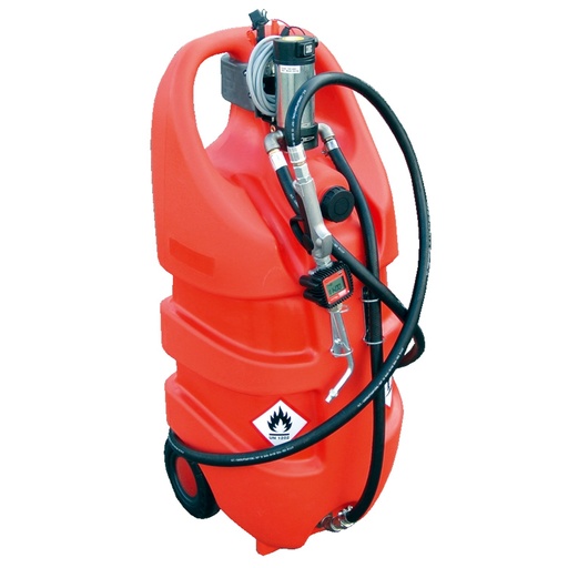 [047.643.31] BIDÓN DE TRANSPORTE DE POLIETILENO EMILCADDY55 CON BOMBA MANUAL PARA ACEITE.