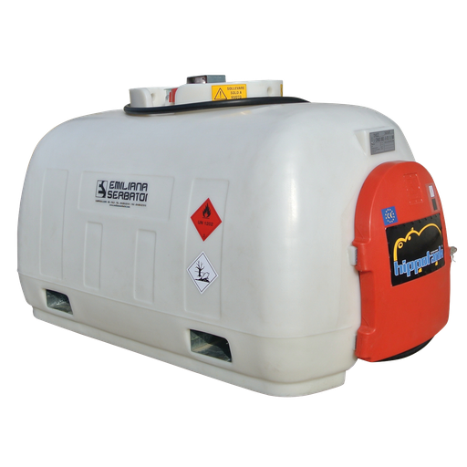 [052.871.43] DEPÓSITO DE TRANSPORTE DE GASÓLEO DE 960L EN POLIETILENO, HOMOLOGADO ADR - EQUIPADO CON 12V, 45 L/MIN.
