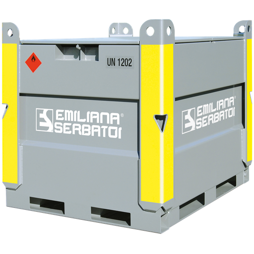 [038.957.60] DEPÓSITO DE TRANSPORTE DE GASÓLEO DE ACERO DE DOBLE PARED HYPERTANK EQUIPADO CON BOMBA DE ALTA CAPACIDAD DE 970 L.