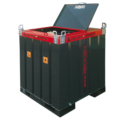 [044.544.64] Depósito De Transporte De Gasóleo De Acero De Doble Pared Tankube Equipado Con 440L, 12/24V, Homologado Adr.