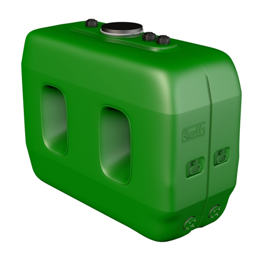 [085.547.70] Depósito De Almacenamiento De Líquidos Alimentarios De Pared Simple De Polietileno De 3000L.