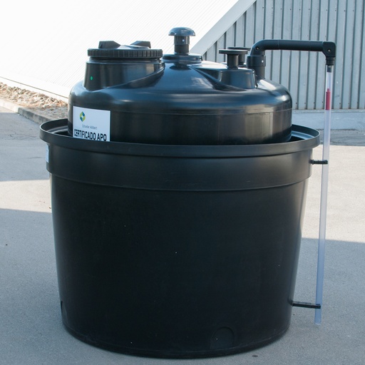 [886.459.97] Depósito Productos Corrosivos Apq6, 2000L, Con Cubeto, Para Interior