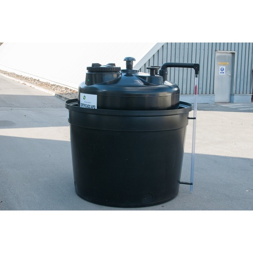 [886.460.00] Depósito Productos Corrosivos Apq6, 3000L, Con Cubeto, Apto Exterior