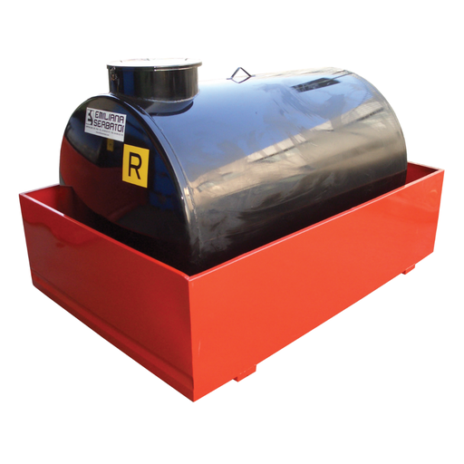 [031.951.06] DEPÓSITO DE ACERO PARA ALMACENAMIENTO DE ACEITES USADOS CON RETENCIÓN, 1500 L.