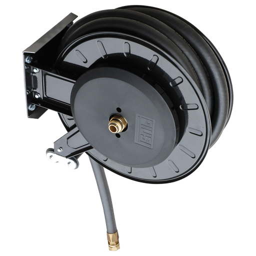 [037.890.35] ENROLLADOR GASÓLEO DE 10 METROS CON MANGUERA FLEXIBLE DE 3/4".