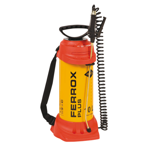 [034.230.41] Pulverizador de alta presión con depósito 10L en acero.  Para líquidos agresivos. Juntas de FPM Viton®.