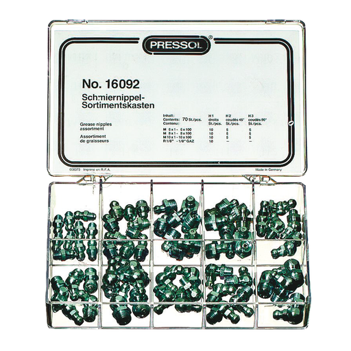 [035.028.40] Caja De Engrasadores De 70 Piezas.