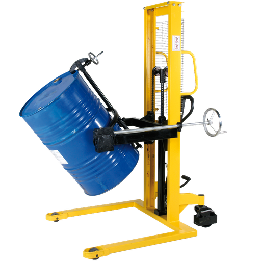 [047.588.71] ELEVADOR Y VOLTEADOR PARA BIDONES DE ACERO Y PLÁSTICO DE 220L