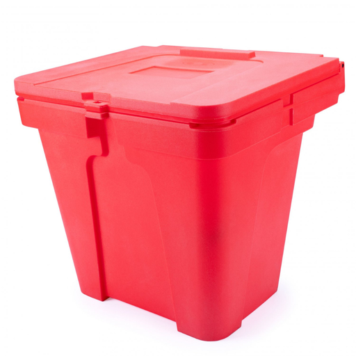 [BAC110R] Cofre Sal/Arena/Absorbente De Polietileno Rojo, 110 Litros