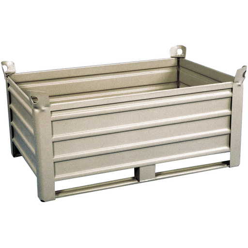 [043.075.10] Caja-Palet Metálica Sobre Patines De 1235 X 835 X 600 Mm.