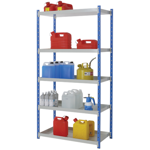 [004.014.70] Estantería De Seguridad De Acero Barnizado Para Cargas Ligeras, 115 Litros.