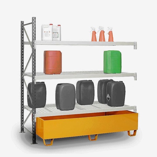 [022.299.84] Siguiente Elemento Para Estantería De Retención De Acero Barnizado, 220 Litros.