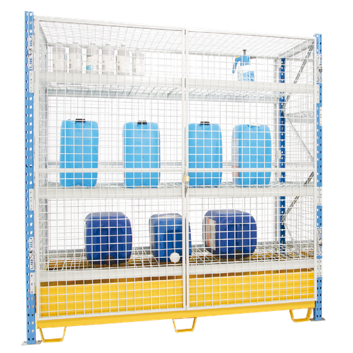 [034.254.69] Caja De Seguridad Con Rejilla Para Cargas Semi-Pesadas.