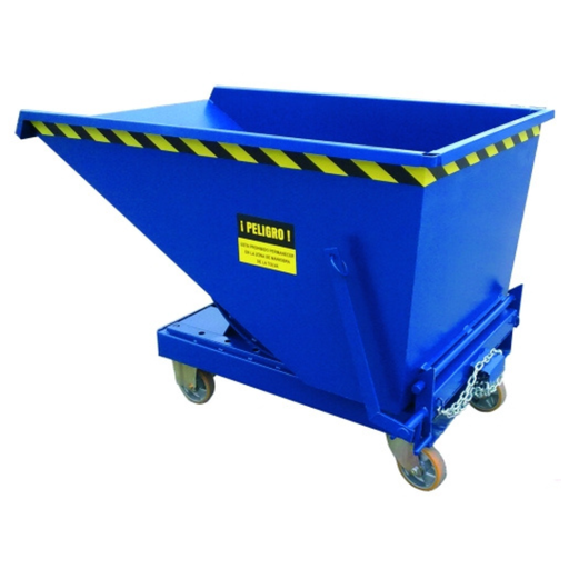 [886.454.33] VOLQUETE AUTOBASCULANTE 610L CON RUEDAS