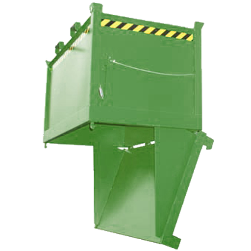 [BEB1500DV] CONTENEDOR APERTURA INFERIOR CÚBICO DE 1500 L.