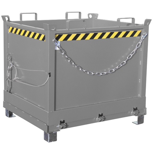 [BEB500DGALVA] CONTENEDOR VOLQUETE APILABLE DE 500L GALVANIZADO