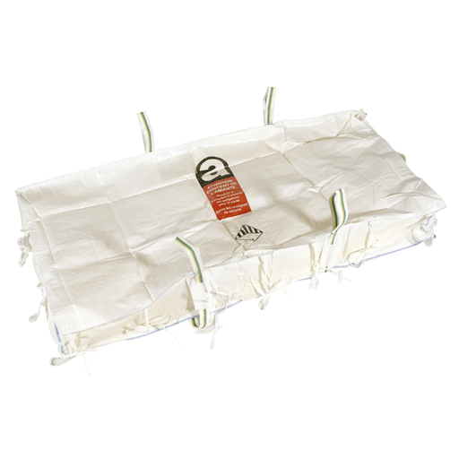 [043.405.98] BIG BAG CON SOLAPA PARA PLACAS DE AMIANTO