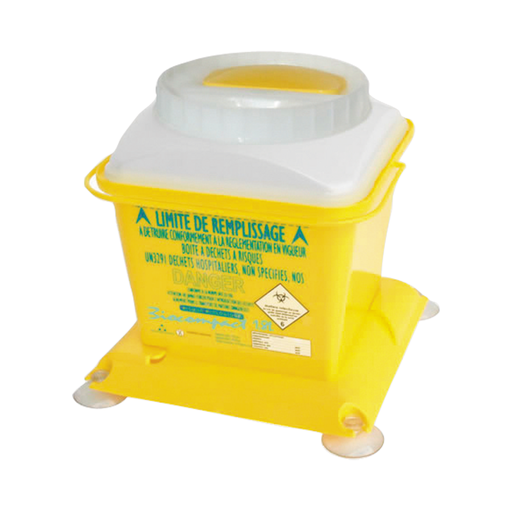 [031.027.23] 10 RECOLECTORES DE PLÁSTICO PARA RPBI - 1,8 L.