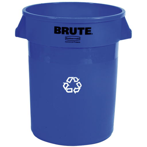 [RB80B] Cubo De Basura Redondo De Plástico Brute, 121 L.