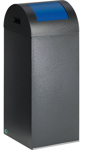 [042.673.78] PAPELERA DISEÑO CON TAPA BASCULANTE PARA RECOGIDA SELECTIVA, CAPACIDAD DE 55 LITROS.