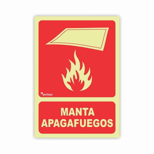 [446.906.72] Adhesivo/Letrero Reflectante Manta Apagafuegos