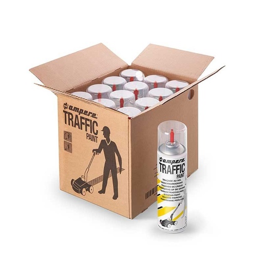 [884.306.62] CAJA DE 12 AEROSOLES ROJO PARA TRAZADORA