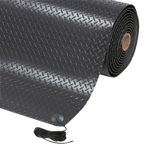 [039.543.52] ALFOMBRA ANTIFATIGA Y ANTIESTÁTICA DIAMOND STAT PARA USO INTENSIVO 91CM X METRO