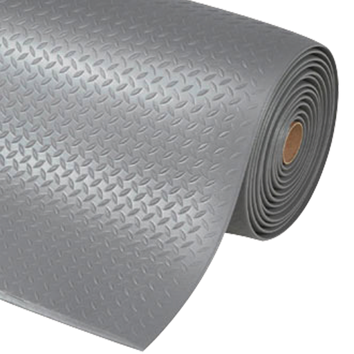 [884.912.33] ALFOMBRA ANTIFATIGA DIAMOND SOF-TRED PARA USO INTENSIVO GRIS 60 X 91 CM.