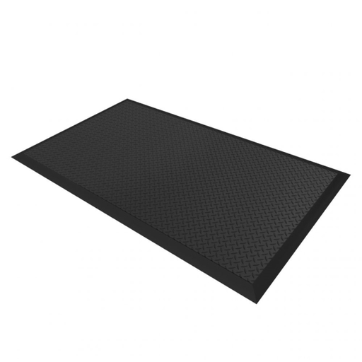 [886.460.66] ALFOMBRA ANTIFATIGA CUSHION FLEX® 489, NEGRA DE 91 X 210CM.