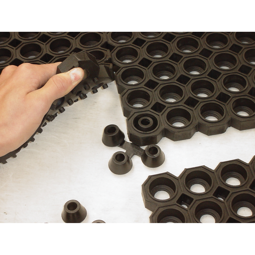 [028.935.78] Lote De 10 Sujetadores De Fijación Para Alfombras Oct-O-Mat.