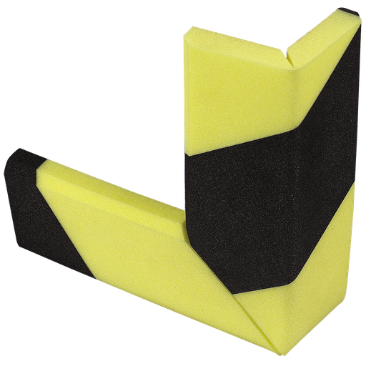 [031.019.31] EL AMORTIGUADOR DE IMPACTOS AMORTIFLEX® PARA ESQUINA EN ÁNGULO RECTO TIENE UN ESPESOR ADECUADO.