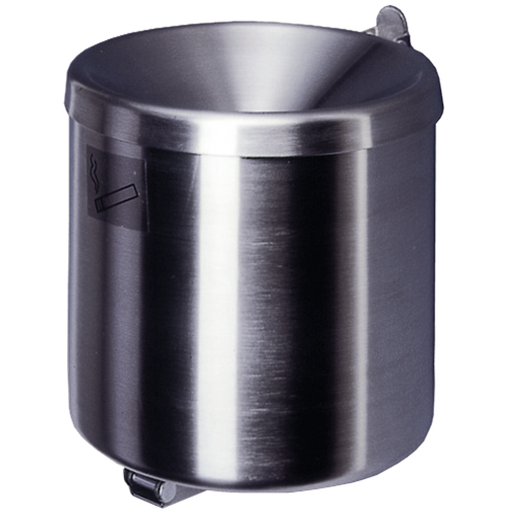 [031.588.31] CENICERO MURAL DE ACERO INOXIDABLE, 2 L.