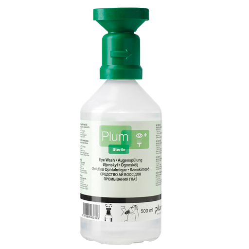 [016.308.99] Frasco Lavaojos De 500 Ml De Solución Salina Estéril