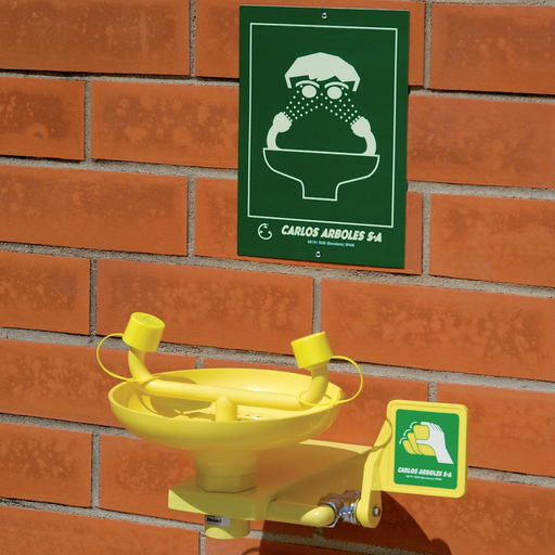 [039.421.41] LAVAOJOS MURAL CON RECOGEDOR ABS