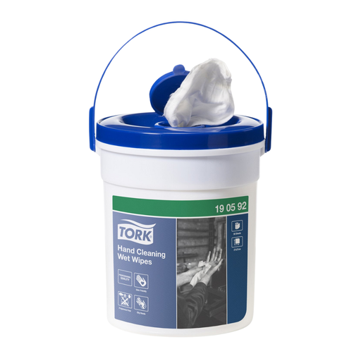 [395.431.81] LOTE DE 4 CUBOS DE TOALLITAS LIMPIADORAS IMPREGNADAS PARA MANOS.