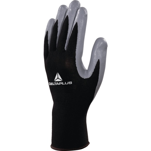 [DT662-10] Lote De 10 Pares De Guantes Tejidos Recubiertos De Nitrilo Talla 10.