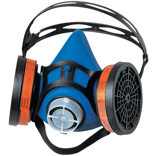 [DS700] MEDIA MÁSCARA RESPIRATORIA REUTILIZABLE CON DOBLE FILTRO.