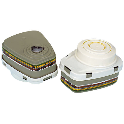 [M6099] LOTE DE 2 FILTROS ABEK2P3 PARA MASCARILLAS M7502 Y M6800S.