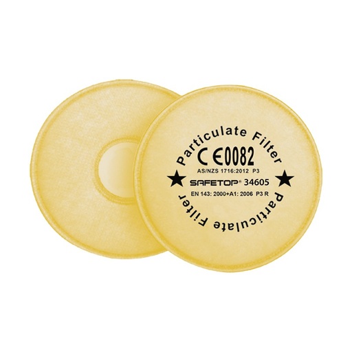 [34605] FILTRO P3 EXTRA PLANO para máscaras 34600-34620-34700 pack 2