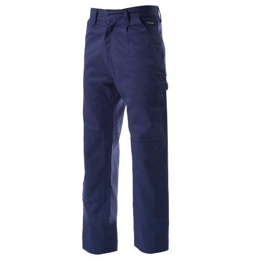 [143] ORTO, pantalón 100% algodón azul marino tallas XS-3XL
